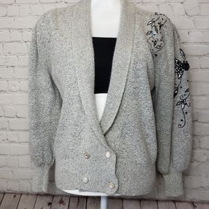 Beautiful beaded and sequence cardigan sweater